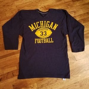 Vintage Russell Michigan Wolverines Jersey Sweater